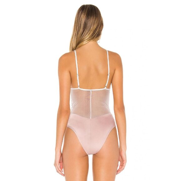 Thistle and Spire NWT Marion Crochet Lace Bodysuit in Ivory - Picture 2 of 9